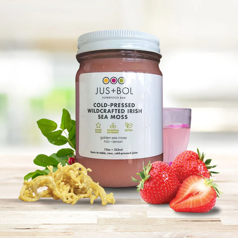 Strawberry St. Lucia Wildcrafted Irish Sea Moss